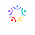 Logotipo multicolor de Lantaldean, oficina administrativa online para pymes y autónomos del País Vasco